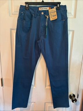 Tailor Vintage Size 32x30 Men's Slim-Straight Pants in Deep Blue NWT